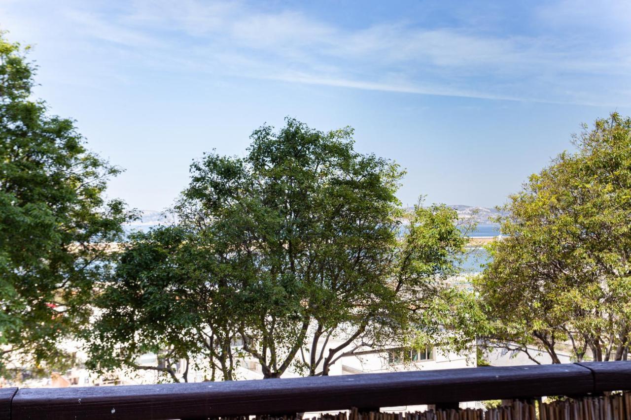 Terrasse Fadoli - Grande Terrasse Avec Vue Mer Et Cathedrale 마르세유 외부 사진